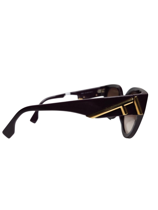 Fendi Purple Oversized Cat Eye Sunglasses main image 9